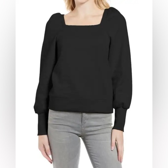 REBECCA MINKOFF | Ariel Sweatshirt in Black - Picture 1 of 6